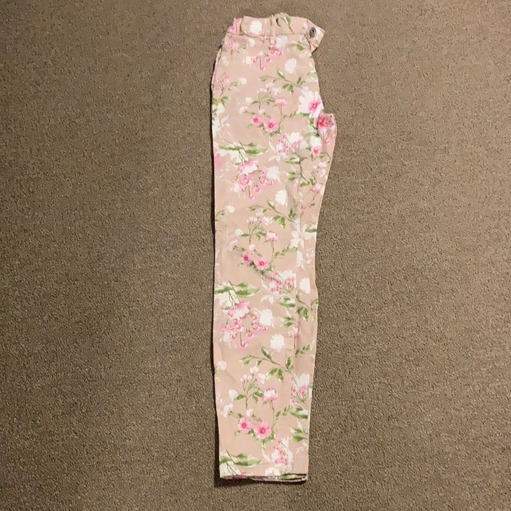 Girls flowered pants